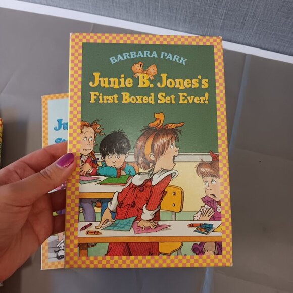 Junie B Jones First Boxed Set Ever Books 1-4 Barbara Park VTG 90s Childrens Book - Picture 6 of 9